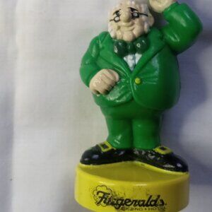 Fitzgeralds Casino, Hotel Reno, Nevada Mr. O'Lucky Keychain 3" Figure Souvenir